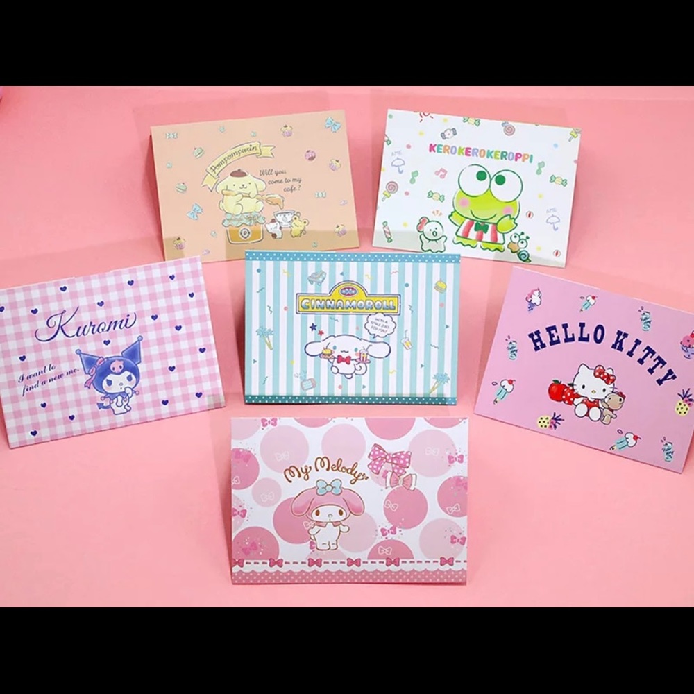 ADDITIONAL LISTING-SANRIO-NWT Character Pop-Up Greeting Cards